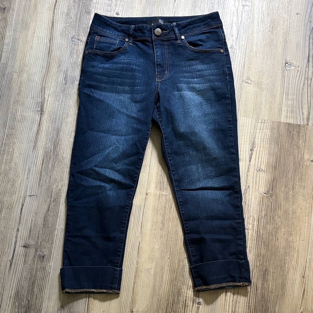 Dark Blue Women's Capris